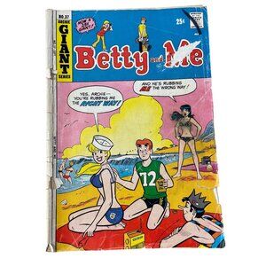 Archie Comics Betty & Me #37 Giant Series Vintage September 1971 INNUENDO COVER